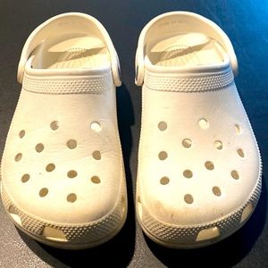 White crocs Size 9